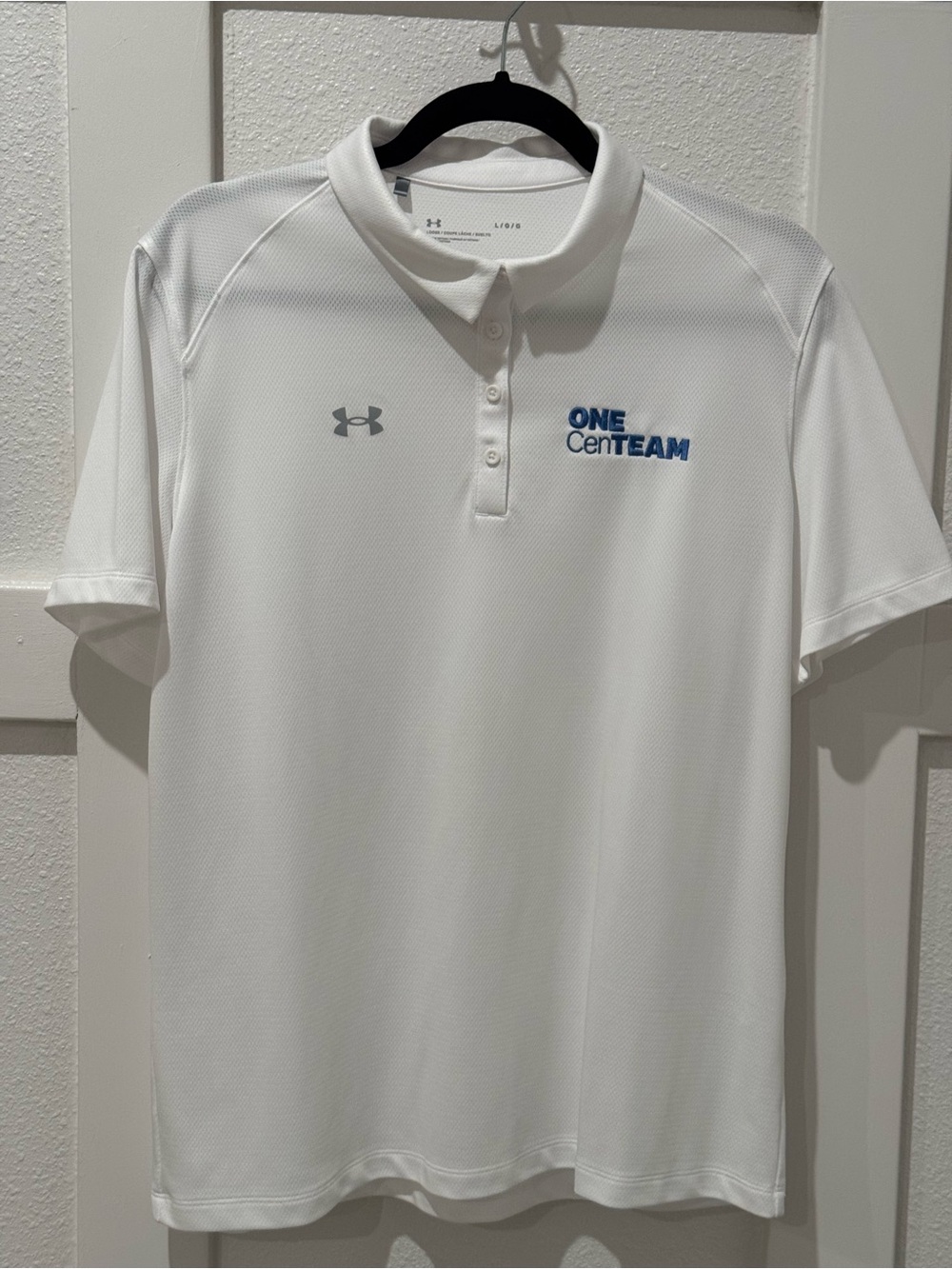 Under Armour White Women’s 'One CenTEAM' Performance Polo